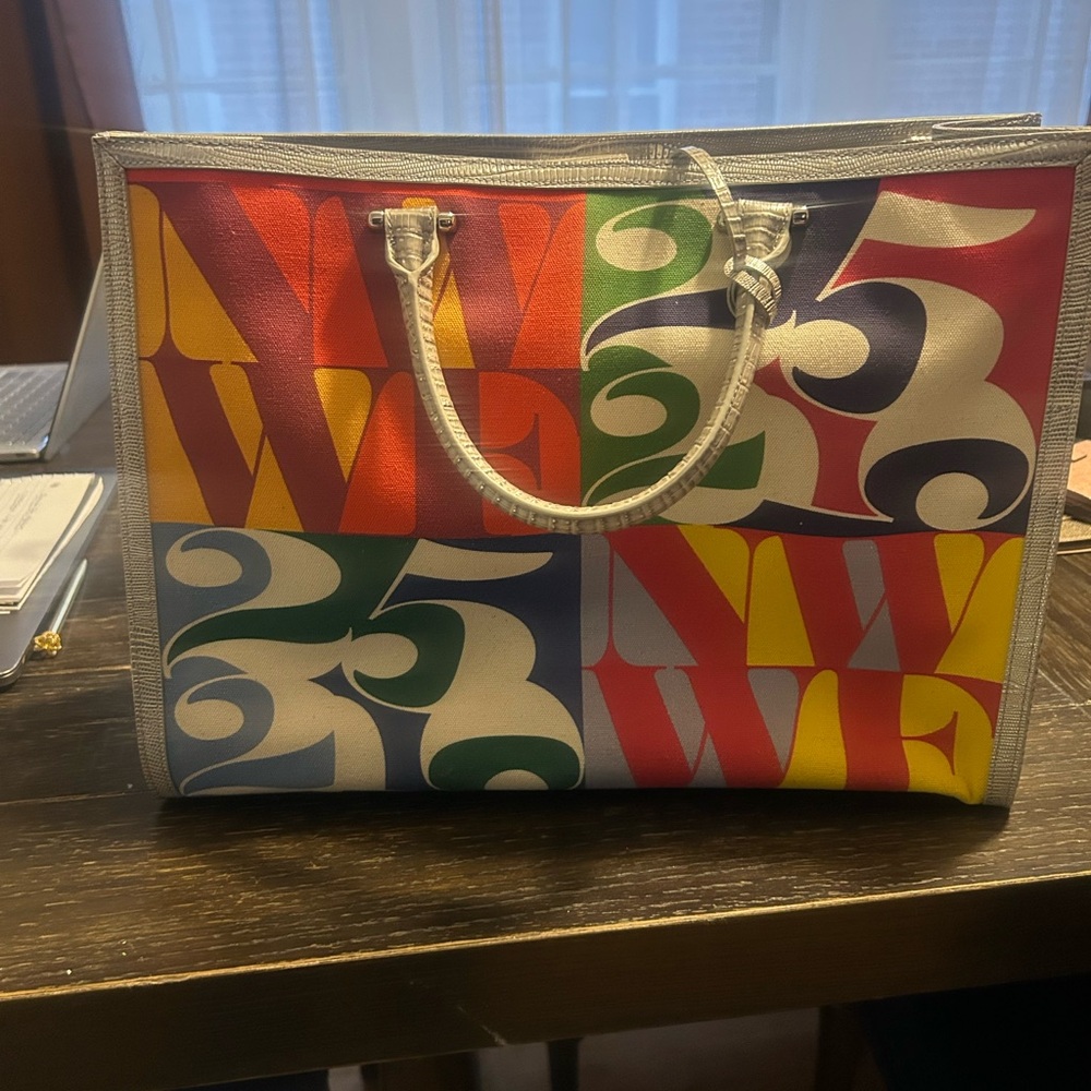 Brahmin Multicolor Graphic Tote